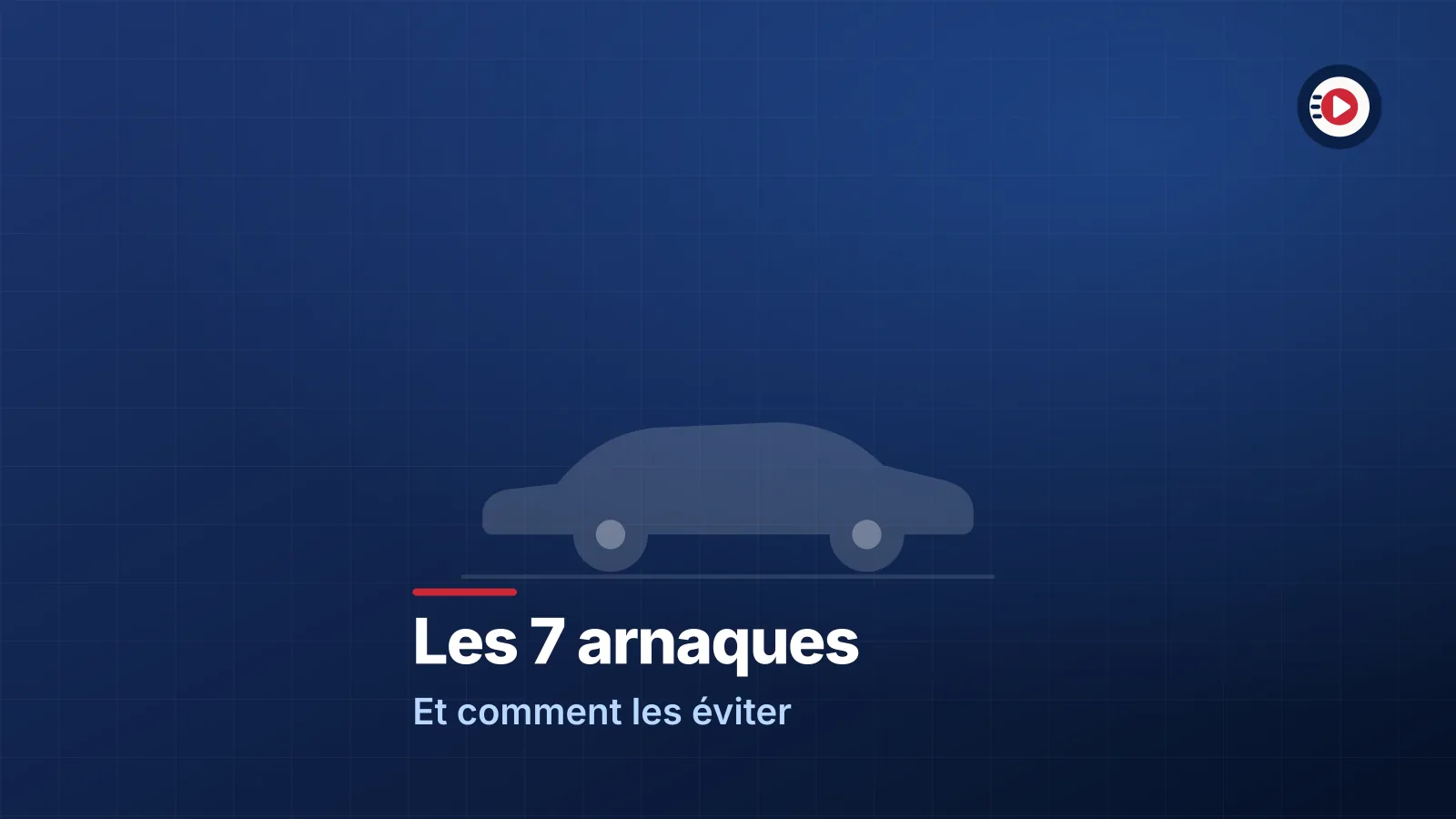 Arnaques à la vente de voiture entre particuliers