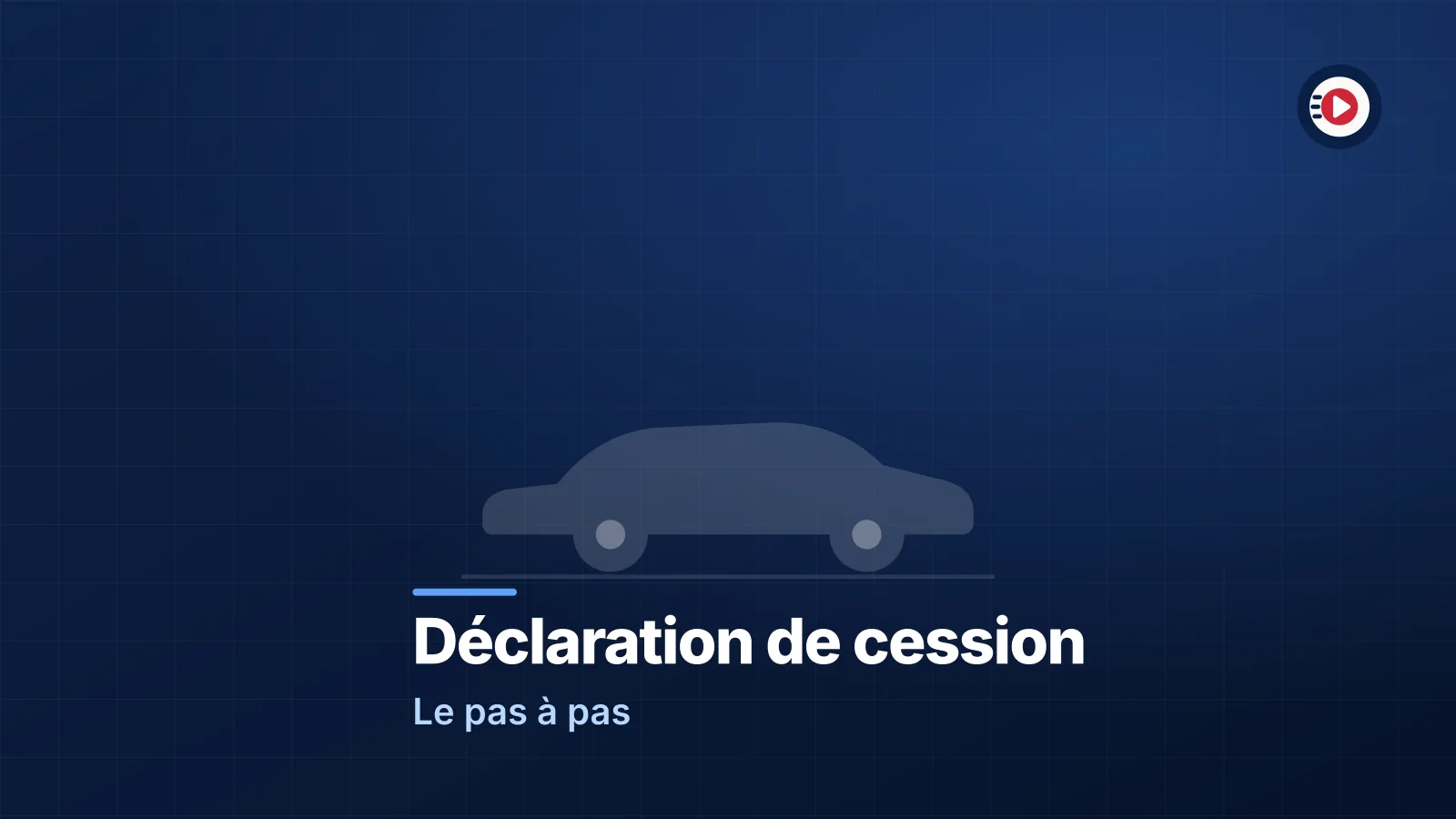 Déclaration de cession et certificat de cession en ligne