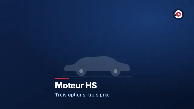 Vendre une voiture avec un moteur hors service